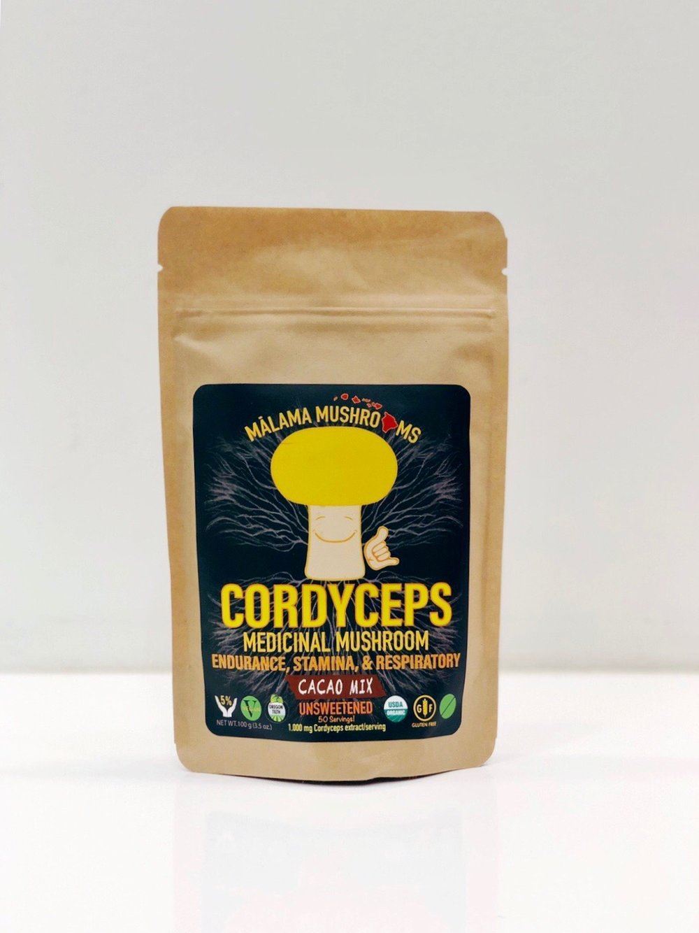Picture of Malama Cordyceps hot cacao drink mix