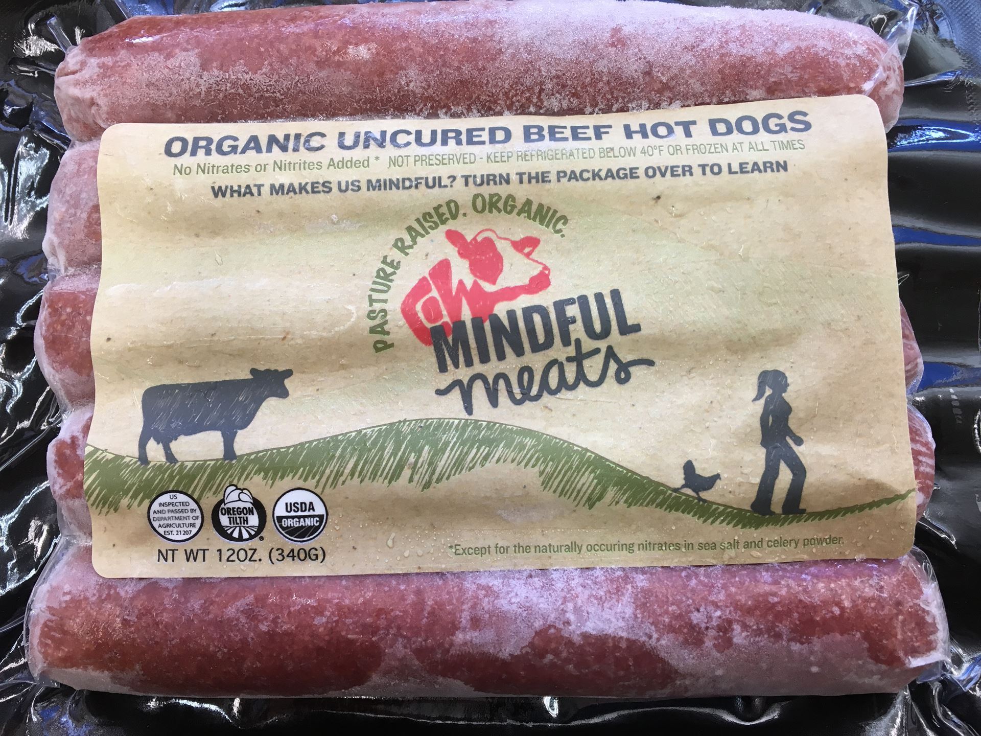 Picture of Mindful Meats Hot Dogs -- Frozen