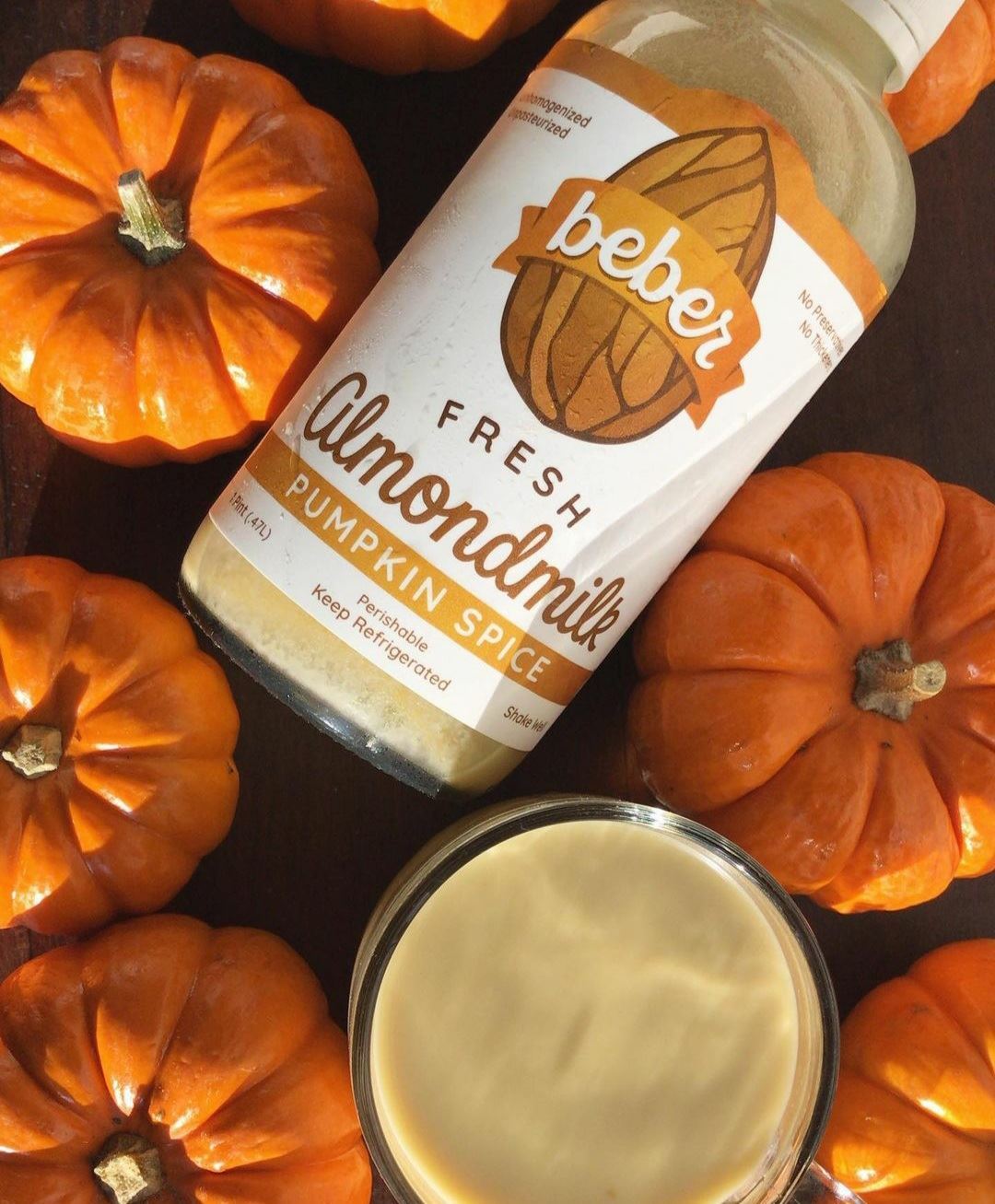 Picture of Beber Pumpkin Spice Almond Milk (Seasonal Flavor)