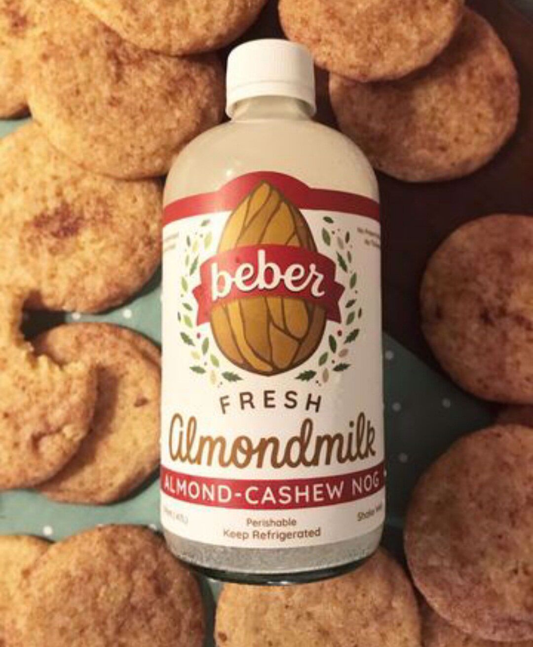 Picture of Beber Almond-Cashew Nog Milk (Seasonal Flavor)