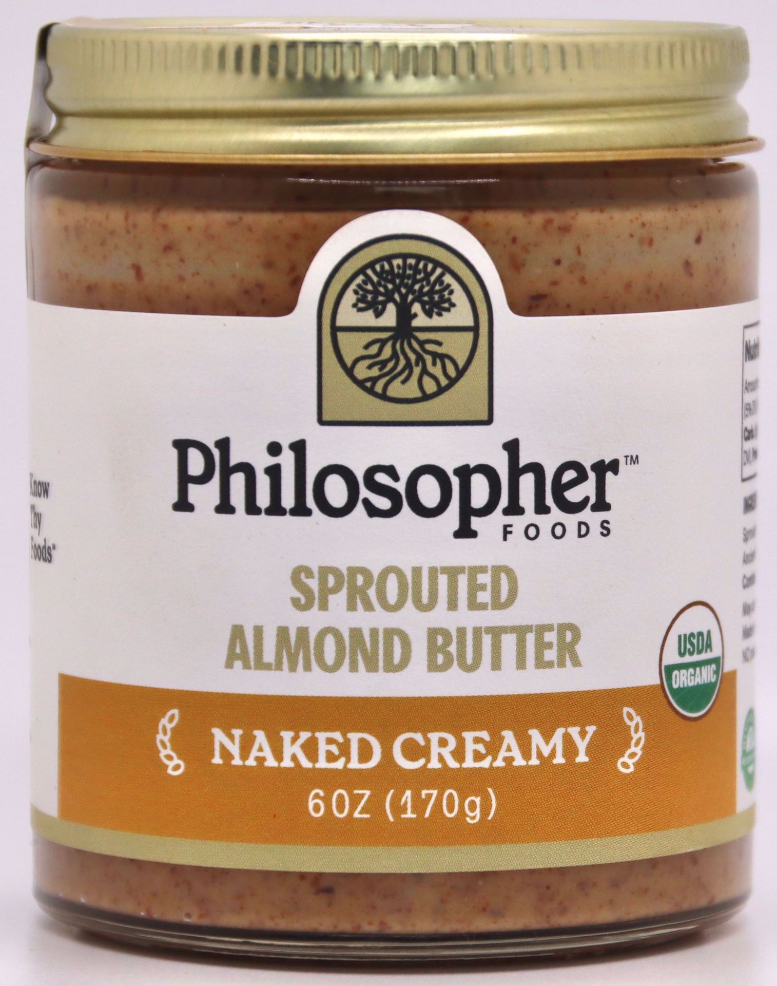 Picture of Philosopher Foods Sprouted Almond Butter (Small Creamy)